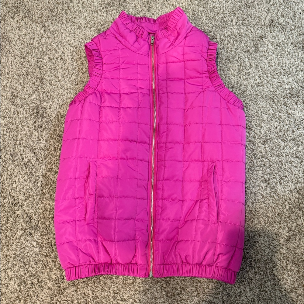TCEC Pink Ruffle Vest Small - Picture 5 of 8